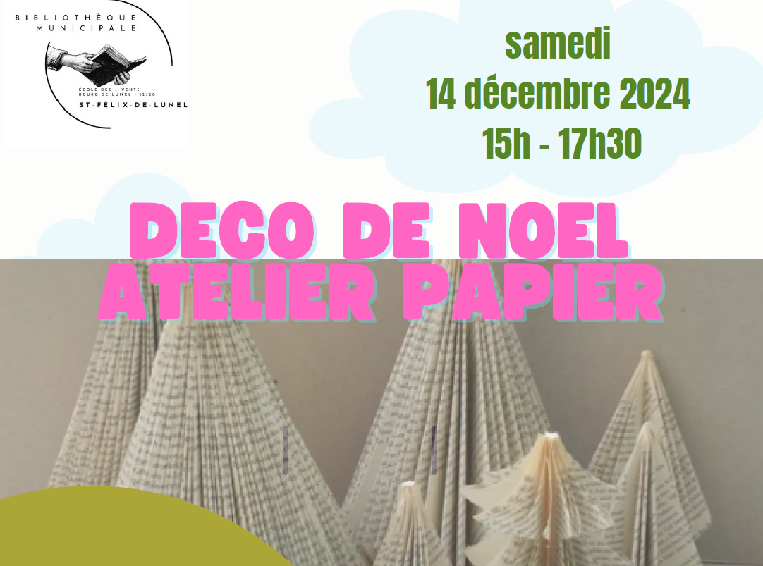 Lire la suite à propos de l’article Atelier déco de Noël à la bibliothèque de Lunel !